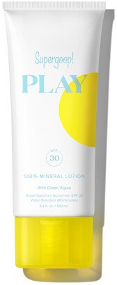 Supergoop Play 100% Mineral Lotion SPF 30 with Green Algae