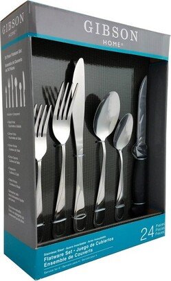 24pc Stainless Steel Trillium Plus Silverware Set