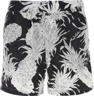 Pineapple Print Swim Shorts-AB