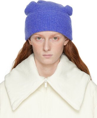 SSENSE Exclusive Blue Stockholm Beanie