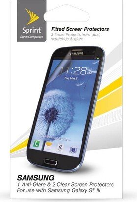 Technocel Anti-Glare Screen Protectors for Samsung Galaxy S3 - 3 Pack - Clear