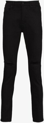 Black Van Winkle Ace Slice Skinny Jeans