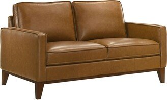 New Classic Furniture Novex Caramel Track Arm Loveseat