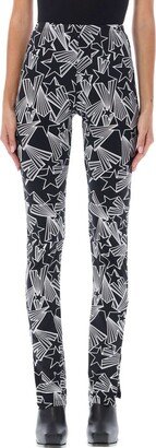 All-Over Printed High Waist Leggings