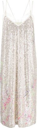 Myfo sequined midi dress