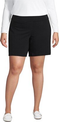 Women's Plus Size Starfish Mid Rise 7 Pull On Shorts