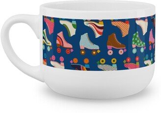 Mugs: Skate Envy - Multi Latte Mug, White, 25Oz, Multicolor
