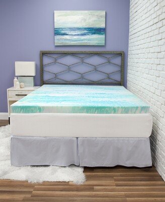 SensorGel 3 Gel Swirl Memory Foam Full Mattress Topper