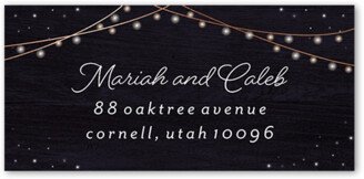 Wedding Address Labels: Fanciful Lights Address Label, Grey, Address Label, Matte