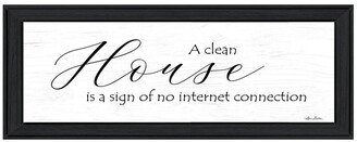 A Clean House by Lori Deiter, Ready to hang Framed Print, Black Frame, 23