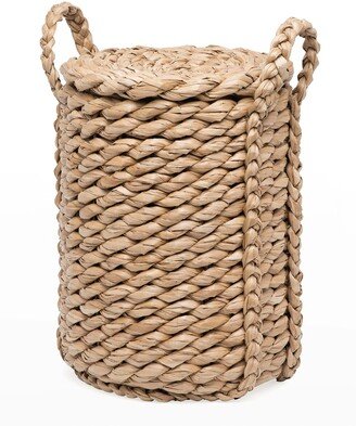 Pigeon and Poodle Royan Round Woven Seagrass Hamper