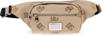 Belt Bag With Monogram - Beige