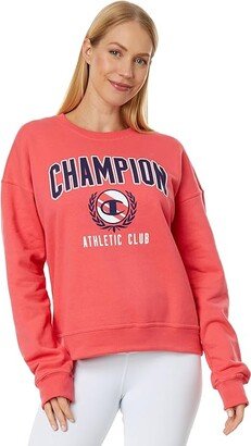 Powerblend(r) Relaxed Crew (High Tide Coral) Women's Clothing