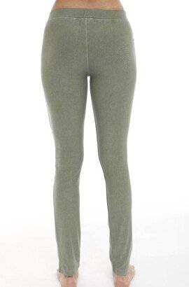 French Kyss Low Rise Jegging In Olive