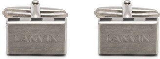 Logo-Engraved Polished Cufflinks