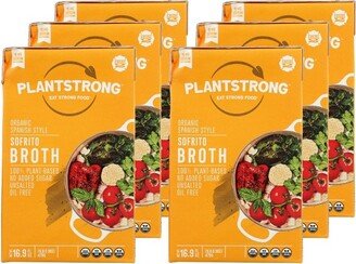 Plantstrong Organic Sofrito Broth - Case of 6/16.9 oz
