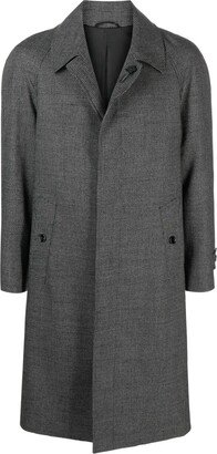 Single-Breasted Peaked Coat