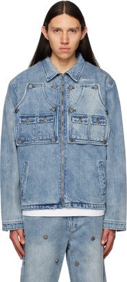 TOMBOGO™ Blue Convertible Denim Jacket