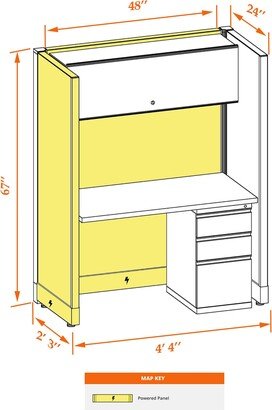 cubicles.com Cubicle Stations 67H Powered