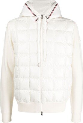 Hooded Panelled Padded Jacket