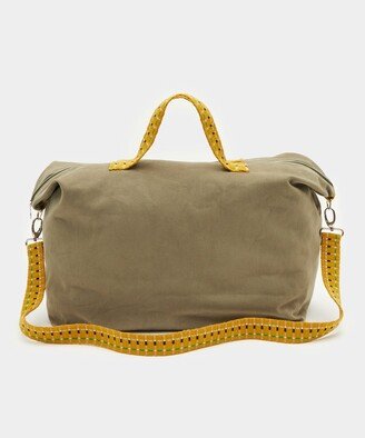 Guanbana Weekend Bag in Mustard Stripe