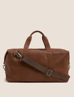 Premium Leather Weekend Bag