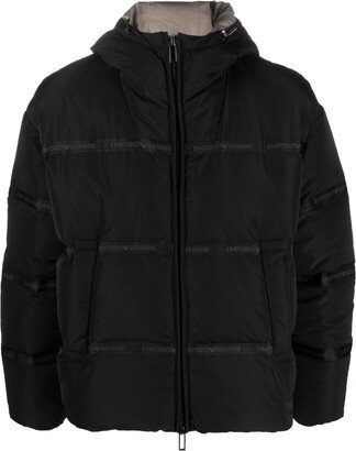 Logo-Tape Down Padded Jacket