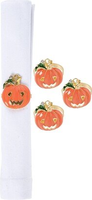 Pumpkin Napkin Ring, Set of 4 - Set of 4