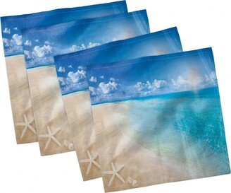 Beach Set of 4 Napkins, 12