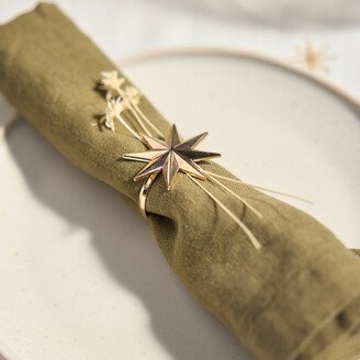 Starry Napkin Rings, Set of 4