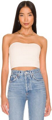 x REVOLVE Strapless Crop Top