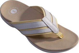 Revitalign Webbed Flip-Flop (Pastel Yellow) Women's Shoes