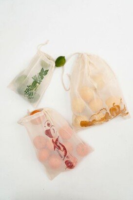 ECOBAGS Printed Produce Bags - Set of 3