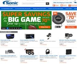 Sonic Electronix Promo Codes & Coupons