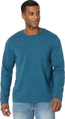 Relaxed Long Sleeve Tee (Recycled Blue) Men's Clothing