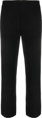 Mid-Rise Straight-Leg Tailored Trousers