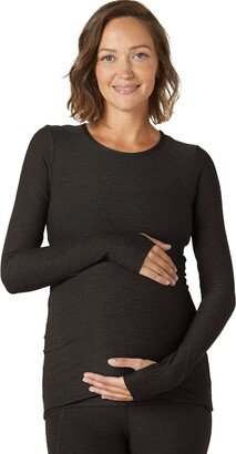 Featherweight Count On Me Maternity Crew Pullover - Women's