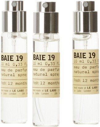 Baie 19 Eau de Parfum Travel Tube Refill Trio