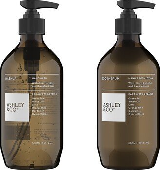 Ashley & Co Pair Up - Hand Wash & Lotion Set In Parakeets & Pearls