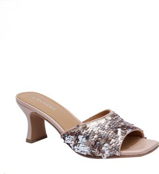 Pretty Sequin Slide Sandal