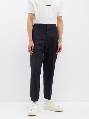 Serge Cropped Cotton-twill Trousers