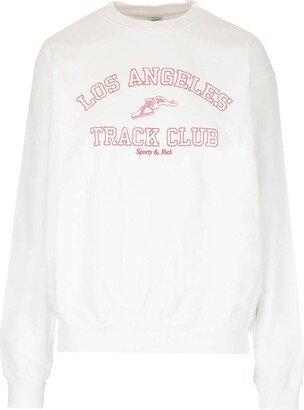 Slogan Printed Crewneck Sweatshirt