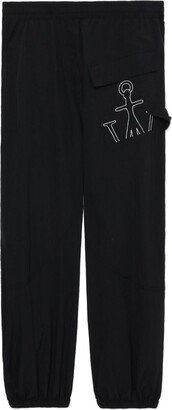 Logo-Embroidered Elasticated-Waist Track Pants