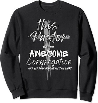 This Pastor Has An Awesome Congregation Jesus Womens Mens Sweatshirt