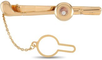 Happy Sport 18K Yellow Gold Diamond Golf Club Tie Bar