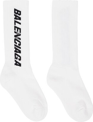 White Racer Socks