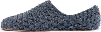 Kingdom of Wow Handmade Barefoot Bamboo Wool Slipper Socks In Charcoal Gray