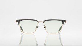 Akoni Genesis - Brushed Black & Antique Gold Glasses