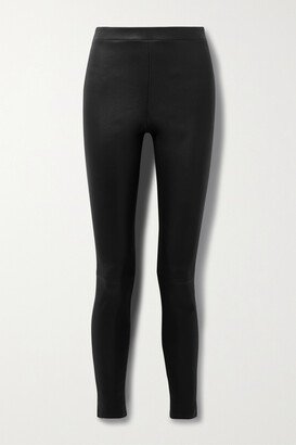 Adbelle Leather Leggings - Black