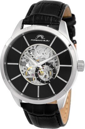 PORSAMO BLEU Men's Cassius Skeleton Watch, 45mm